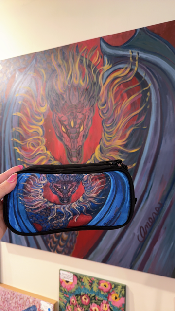 Fiery Dragon Multi-Use Accessory Pouch