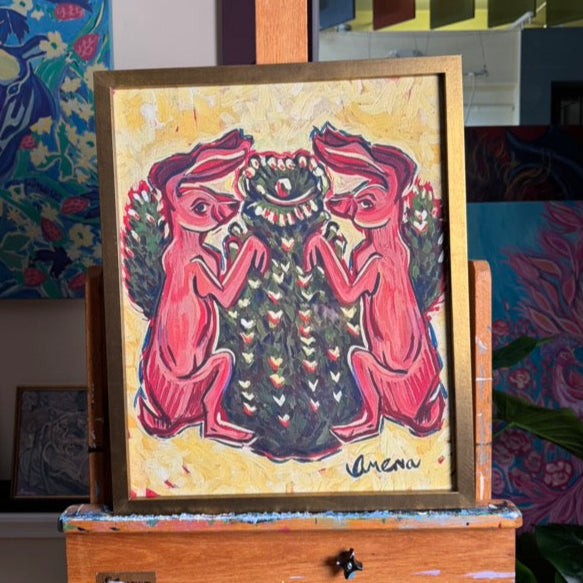 Jackrabbits – Original 1 of 1 Ready-Framed Artwork