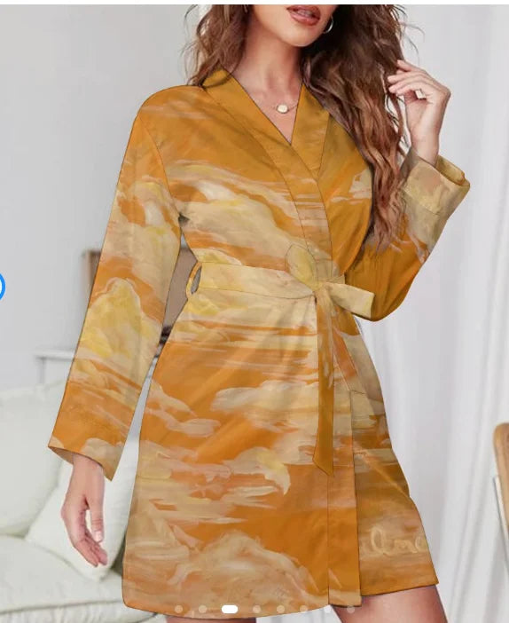 Golden Sky Sheer Robe