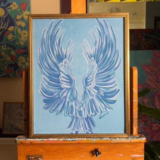 Rise – Angel Wings | Original 1 of 1 Ready-Framed Artwork