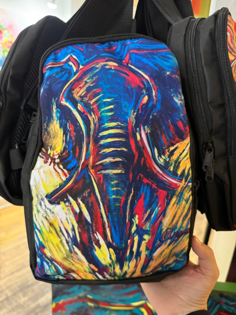 Elephant Messenger Bag