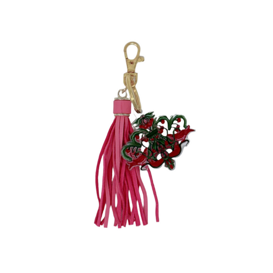 Birds & Cherries Keychain