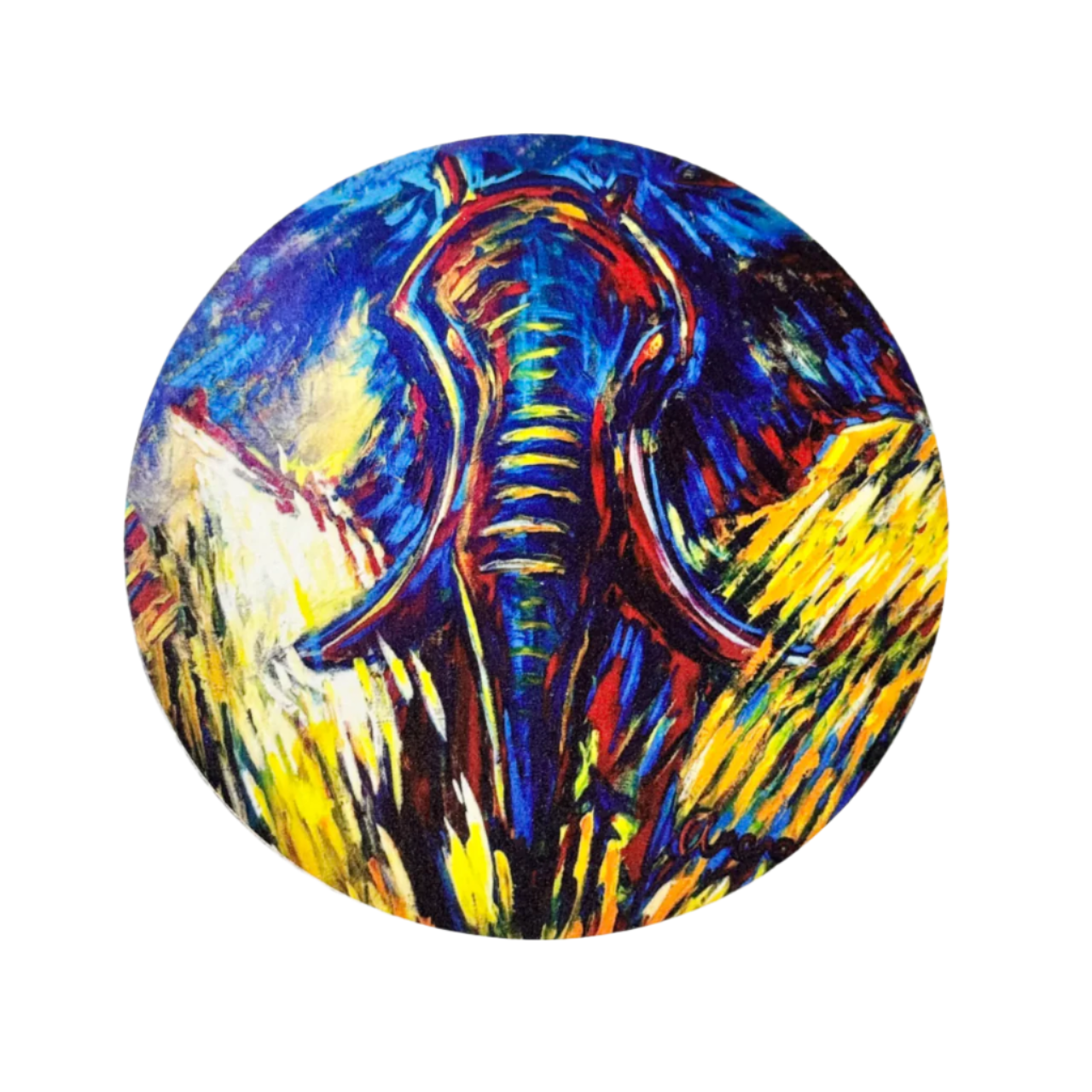 Set of Six Elephant Coasters