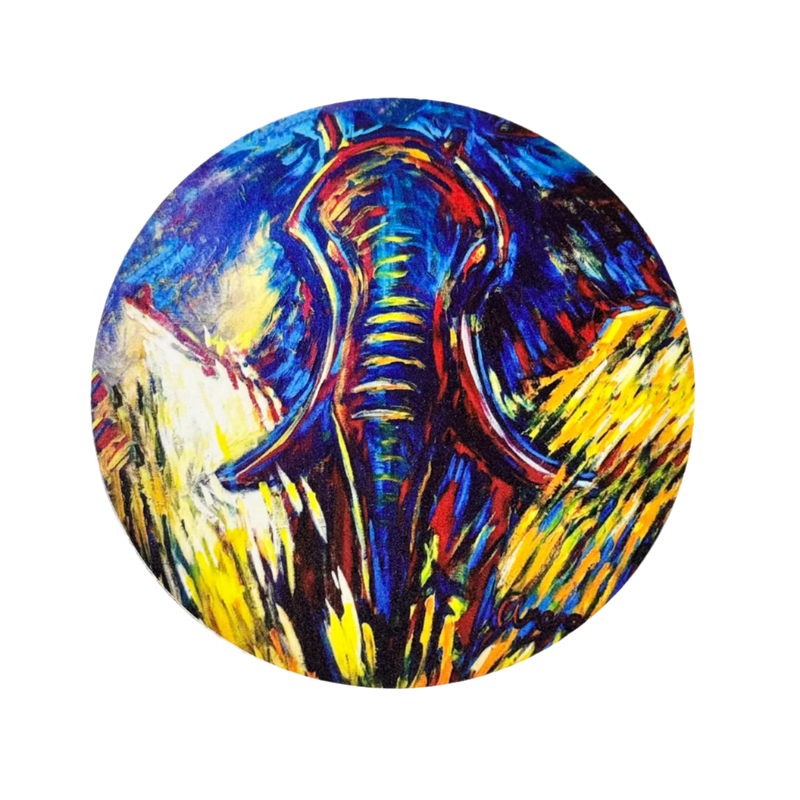 Elephant Drink Coasters (6 Pack Set)