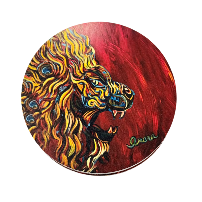 Lion Drink Coasters (6 Pack Set)