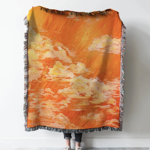 Golden Sky Throw Blanket