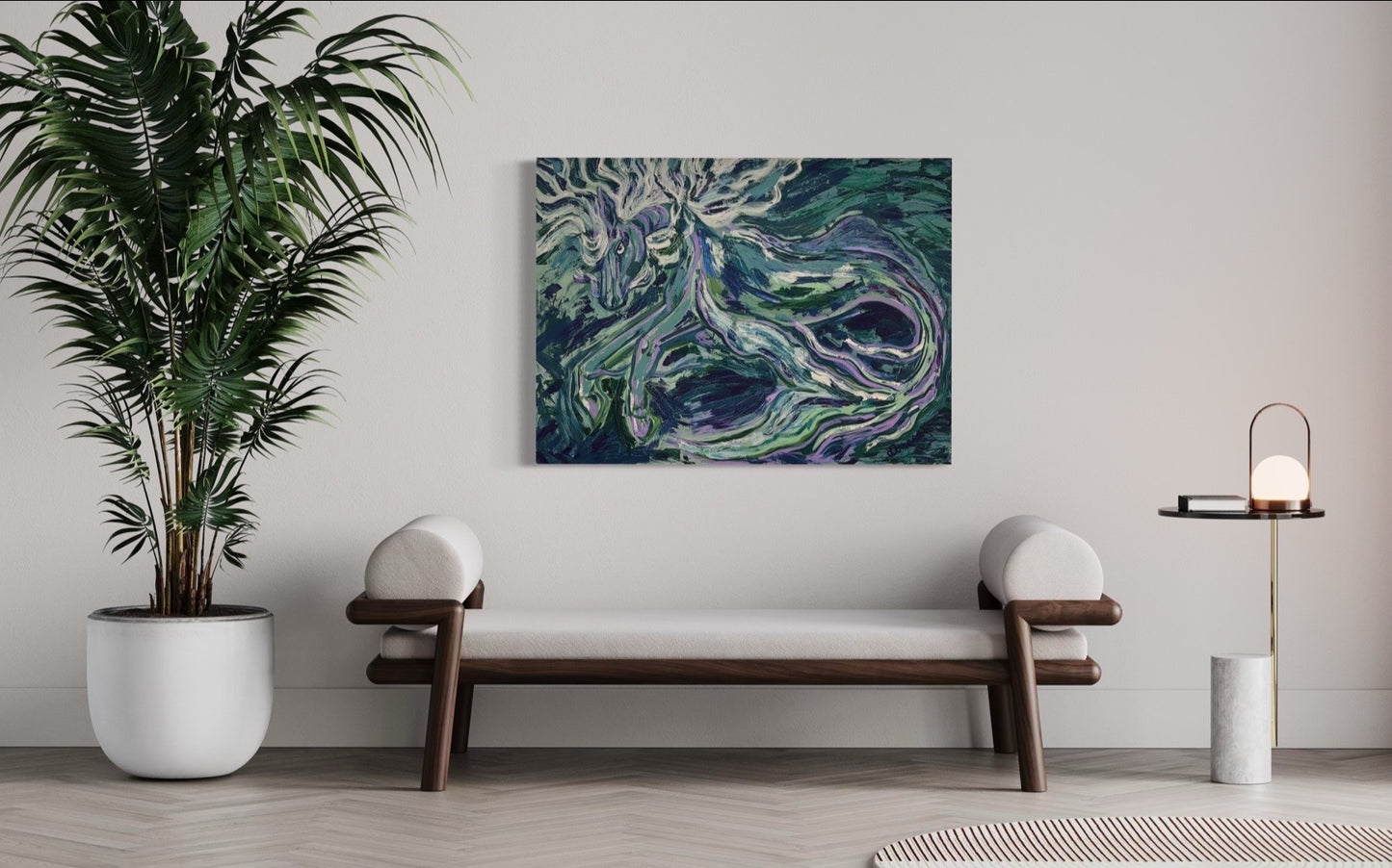 Sea Horse Original Painting