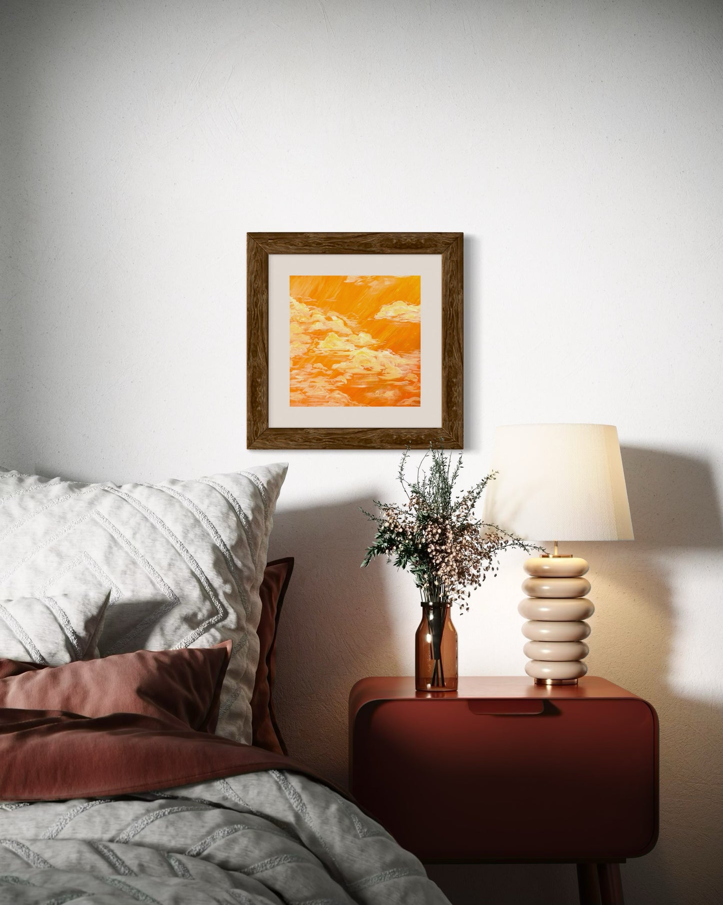 Golden Sky Paper Prints (12" x 12")