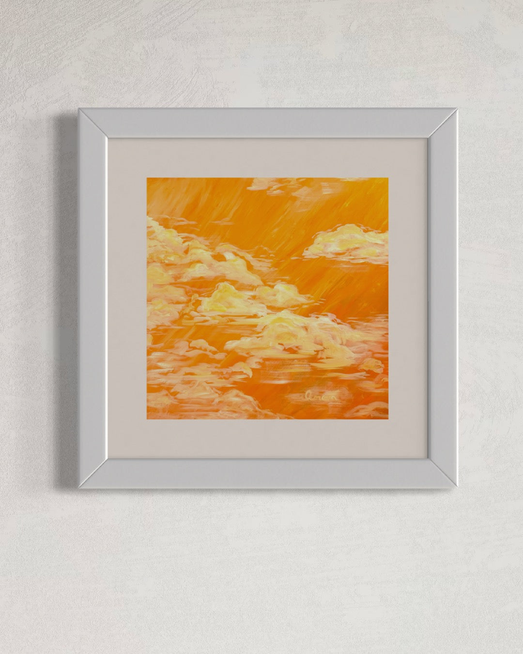 Golden Sky Paper Prints (12" x 12")