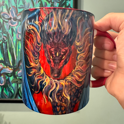 Fiery Dragon Mug