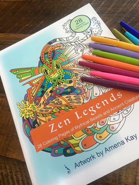 Zen Legends Coloring Book