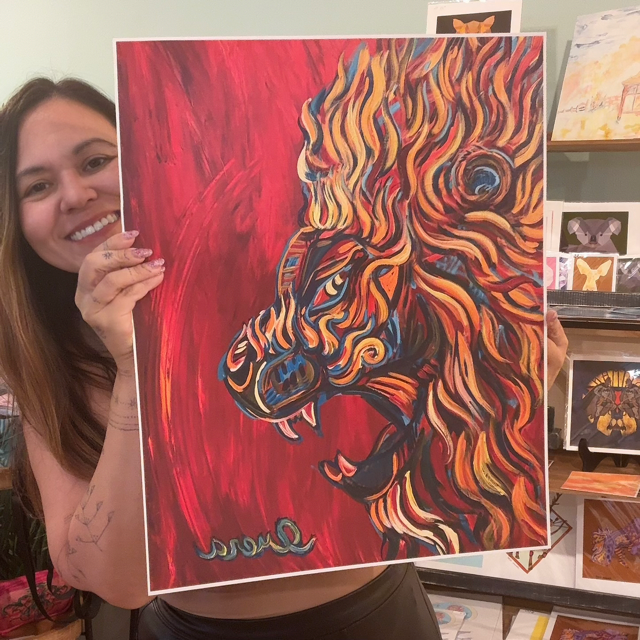 Lion Paper Prints (16" x 20")