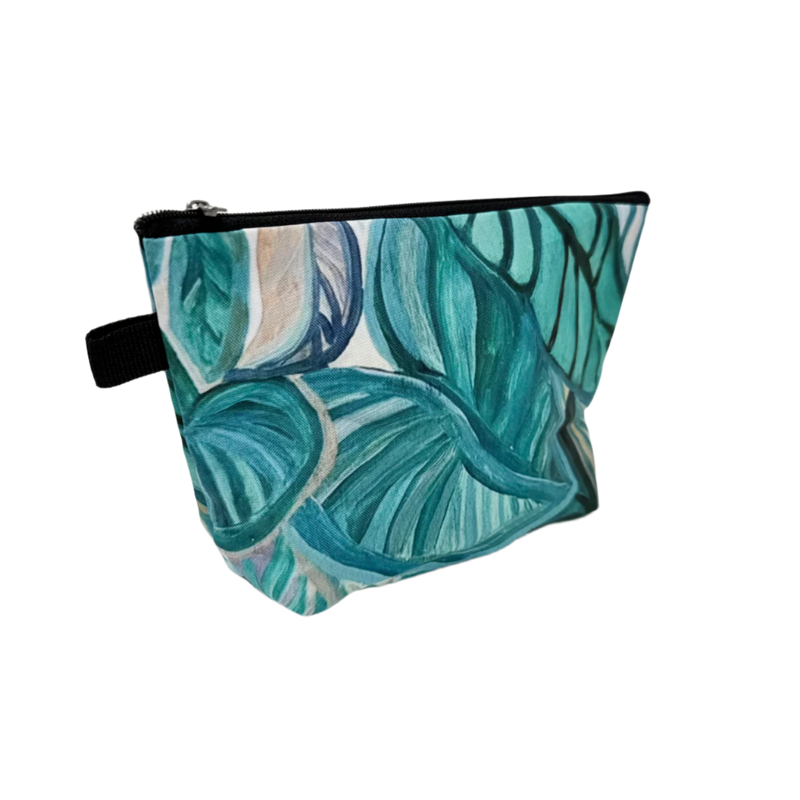 Palm Leaf Makeup Bag