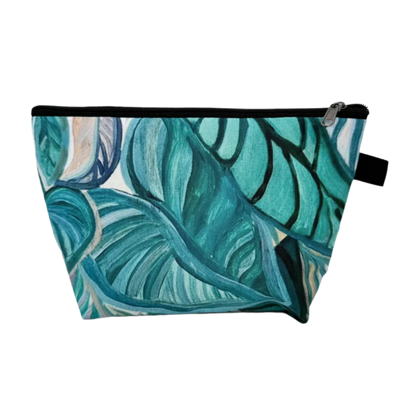 Palm Leaf Makeup Bag