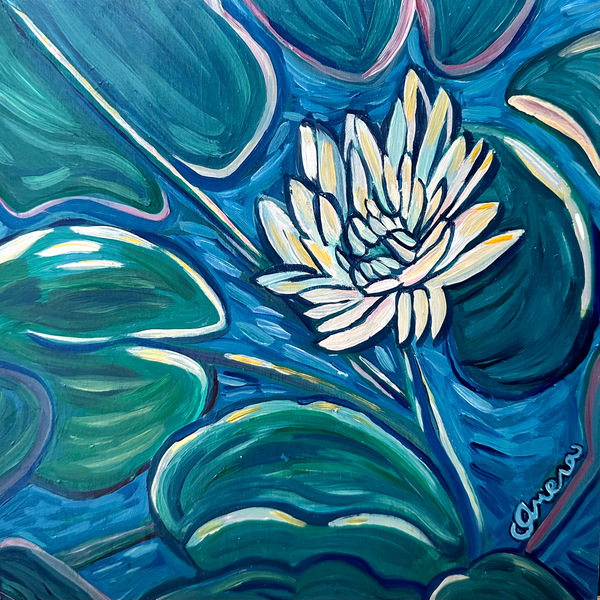 Water Lily Original Painting