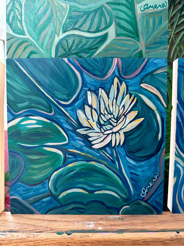 Water Lily Original Painting