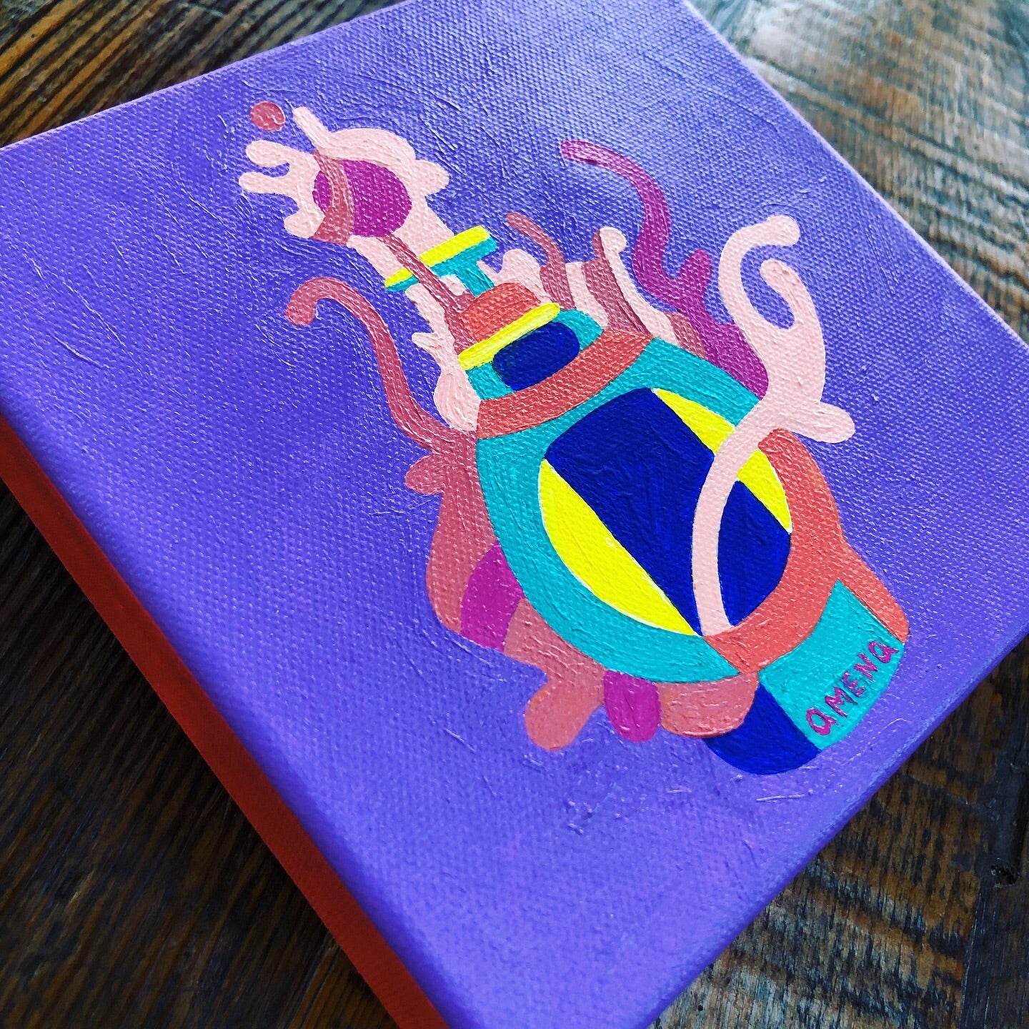Power Cleanse Pop Small Gallery-Ready Painting
